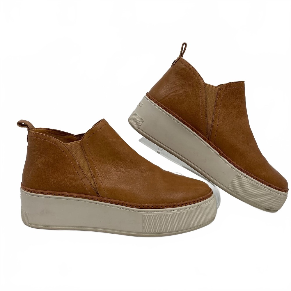 J/Slides Brown Platform Slip-On Sneakers | Womens 7.5
